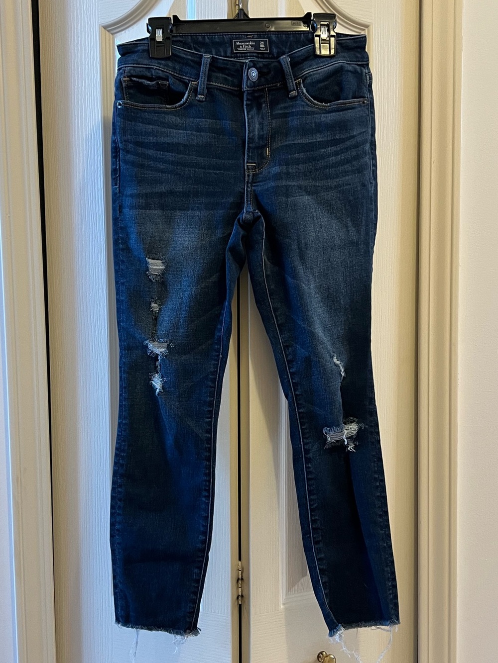 Abercrombie & Fitch Harper Ankle Skinny Jeans 00 Short 24W